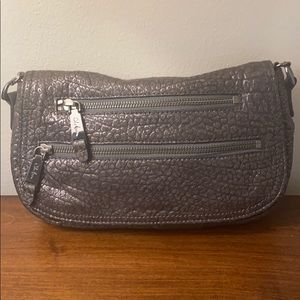 Gunmetal silver Cole Haan bag